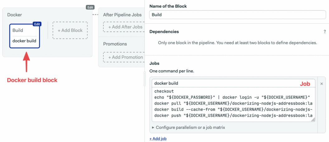Docker build block